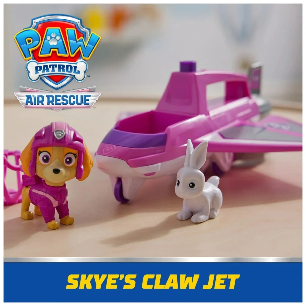 Lot of 2 PAW Patrol Roxi Rescue Wheels Vehicle & Air Rescue Skye Hero Claw Jet - Picture 10 of 16